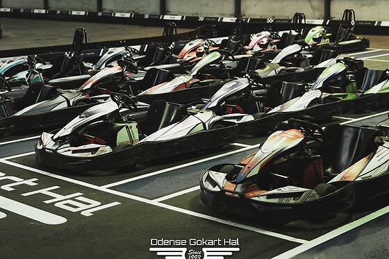 Gokart for 2 hos Odense Gokart Hal