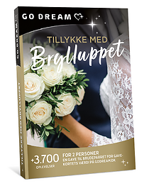 TILLYKKE MED BRYLLUPPET