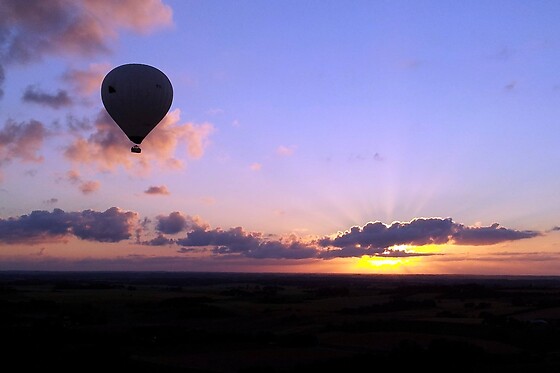 FLYV I LUFTBALLON - 3 PERSONER