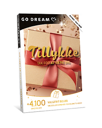 TILLYKKE - TAK FOR AT VÆRE DIG