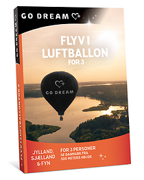 FLYV I LUFTBALLON - 3 PERSONER