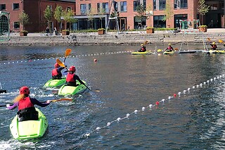 Kajakpolo hos FunCenter Aalborg