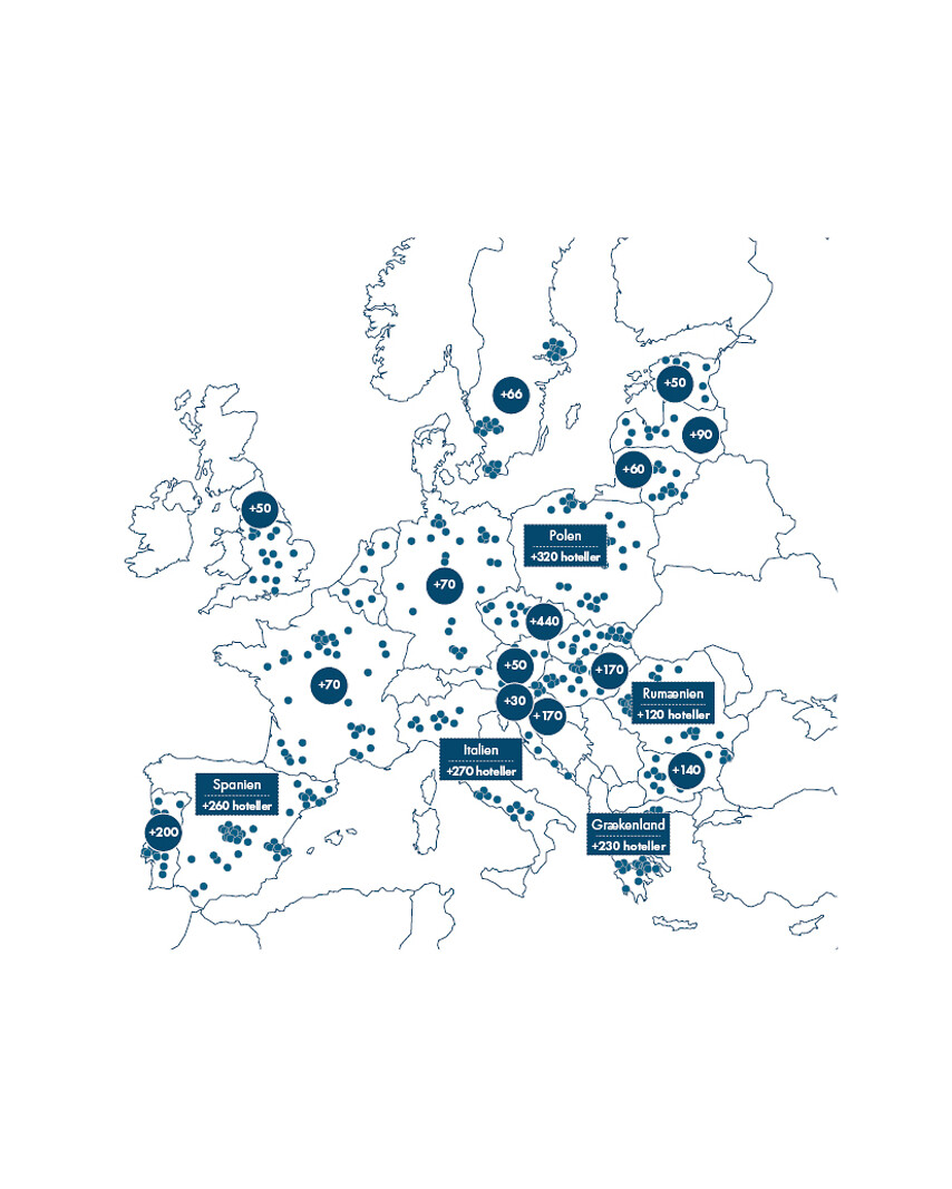 3 SKØNNE DAGE I EUROPA MED MORGENMAD